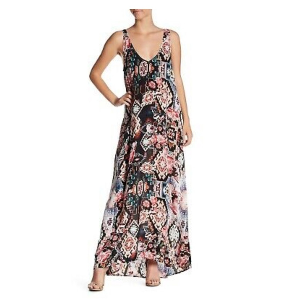 SMYM Kiersten maxi dress in tribe print